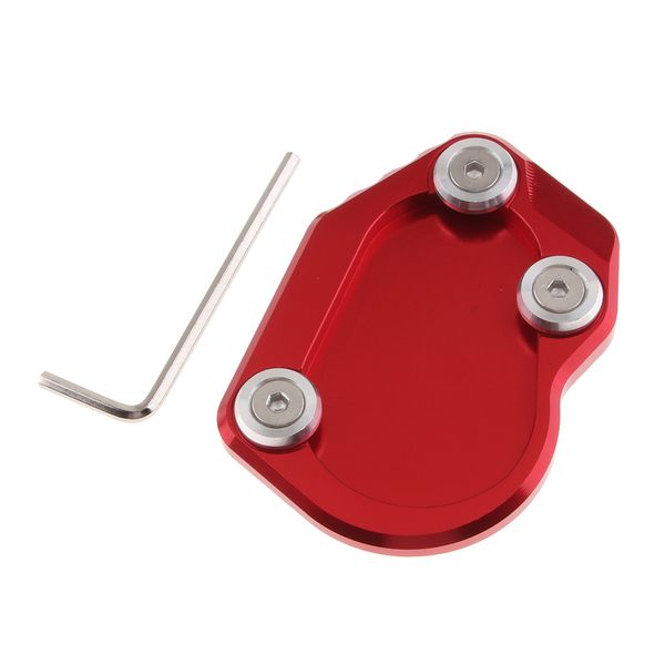

motorcycle cnc side stand kickstand enlarge plate pad for bmw r ninet 2014-2016