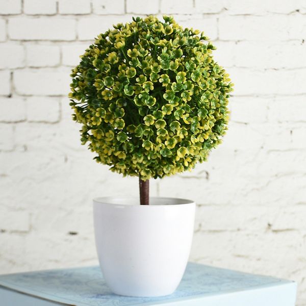 

new 1pcs artificial plants cherry ball potted plant green plants home decoration