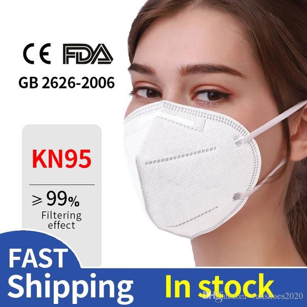 

ce fda certification kn95 face masks six-layer filter dhl 5-10 days delivery mask packs anti-fog protective respirator reusable