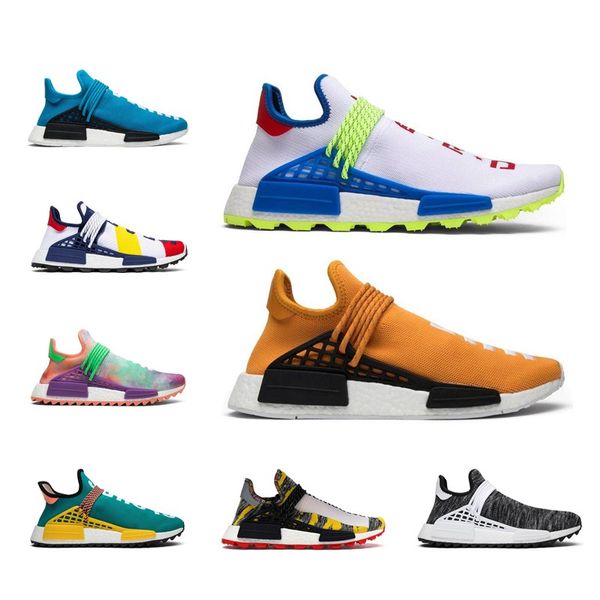 

blue plaid inspiration solar pack human race trail mens running shoes men women pharrell williams hu heart mind nerd sports runner sneakers