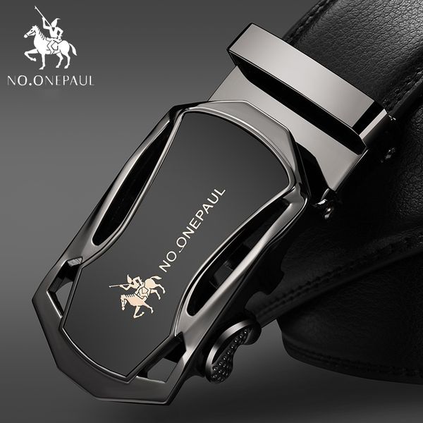 

noonepaul business waist belt for men high belts belts & accessories quality casual male waistband mens leather strap automatic buckle belts, Black;brown