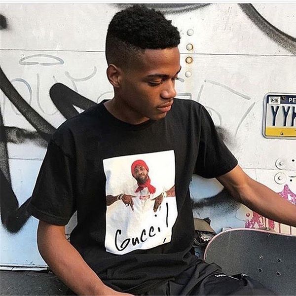 

16fw box logo mane p tee box logo hip hop skateboard cool rapper t-shirt men women cotton casual tee fashion hflstx023, White;black