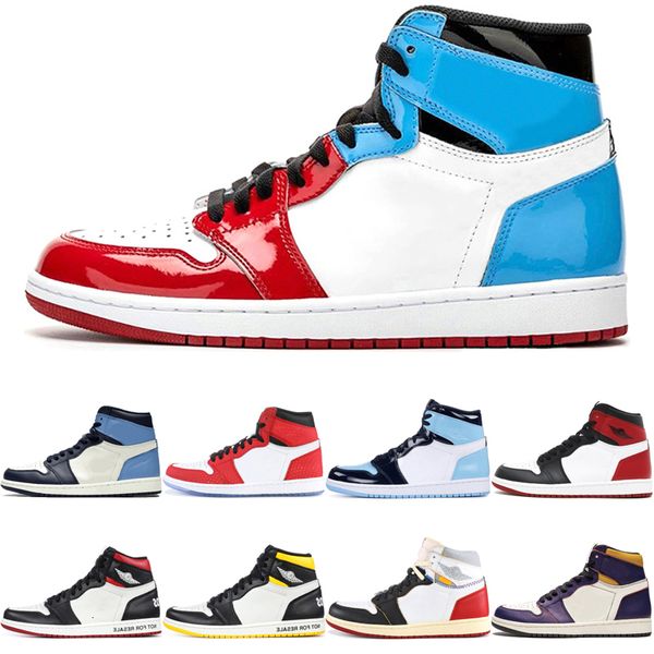 

air jordon retres 1 designer og 1s fearless obsidian men basketball shoes nrg not for resale unc spiderman sport sneaker trainer
