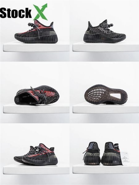 

sneaker спорт кроссовки дети дети yougth kanye west black static светоотражающие antlia clay hyperspace спорт размер обуви 26-35 # 327