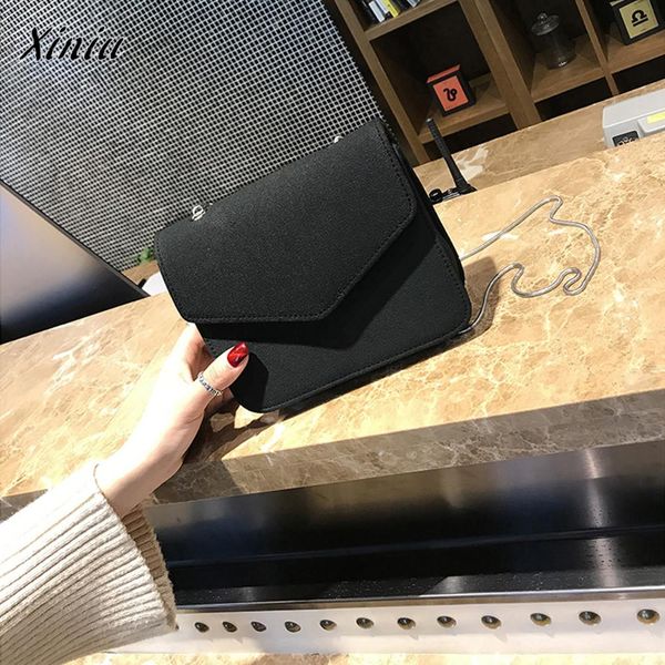 

xiniu quality women's handbag female fashion designer frosted style hasp messenger bag clutch leather crossbody shoulder bags