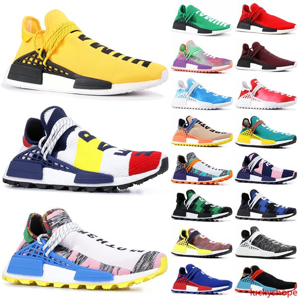 

nmd humen race pharrell williams boys club mult color solar pack mother clear sky white chaep мужская дизайнерская обувь кроссовки для бега