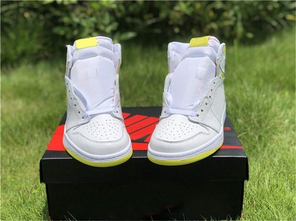 

est 2020 1 og high first class flight mens basketball shoes retro white dynamic yellow black 555088 -170 authentic sneakers size 7 -13