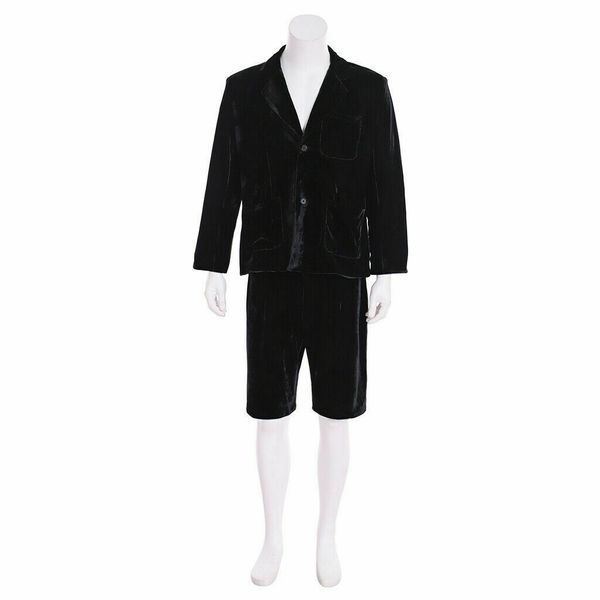 

черный бархат группа костюм для взрослых музыкальный косплей young school boy dress, Black;red