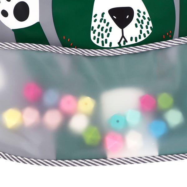 

tyry.hu cartoon printing baby bibs eva material feeding kids apron 0-3 years with pocket waterproof saliva bandana