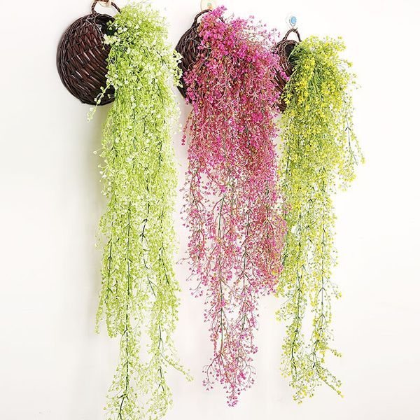 

artificial ivy flowers silk flower wisteria vine flower rattan for wedding centerpieces decorations bouquet garland wedding decor