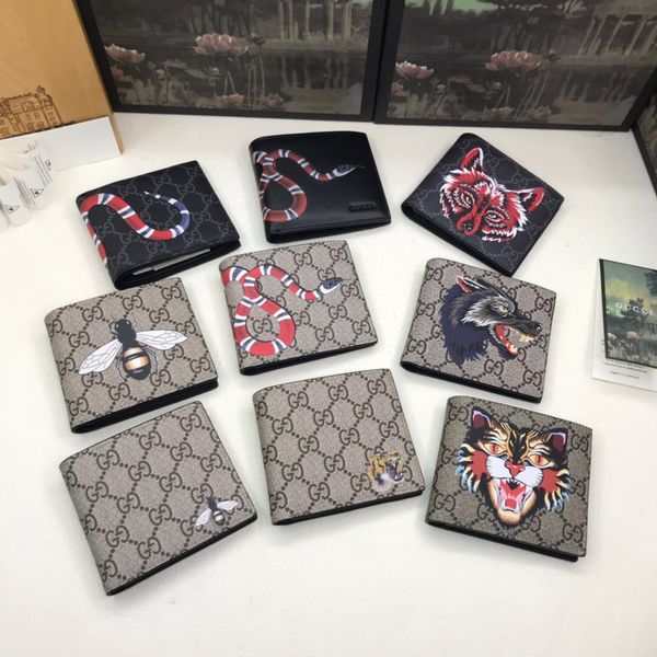 

Лучшее качество письма из натуральной кожи мужчины короткий кошелек с коробкой к