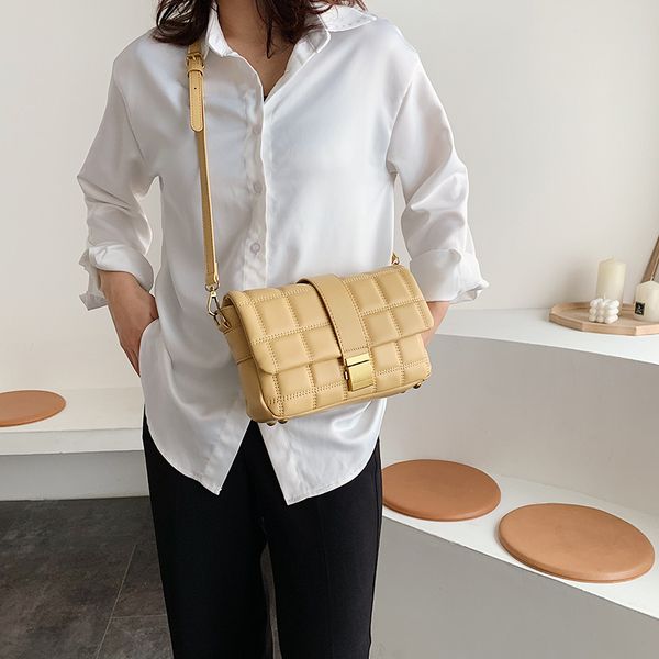 

женская мода малый квадрат сумки кошелек плеча сумка sweet girl solid color crossbody сумка cc