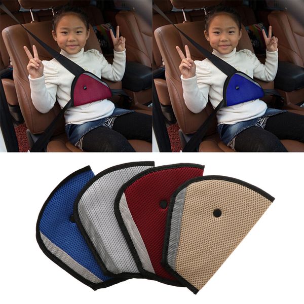 

1pc triangle baby kids car safety seat belts adjuster clip child protector auto security interior accessories