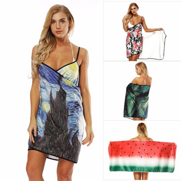 

microfiber women bath towel wearable beach towel soft beach wrap skirt super absorbent bath gown 163cmx66cm