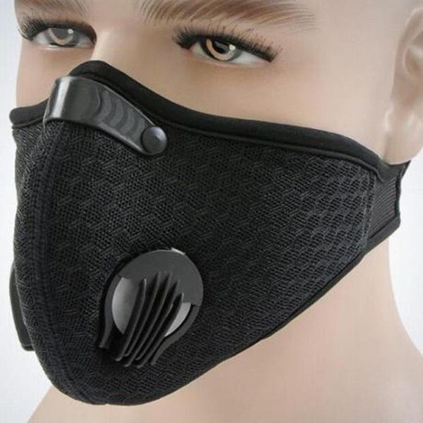 

anti-dust fog respirator mouth face mask filter for bike bicycle cycling hiking #8, Black