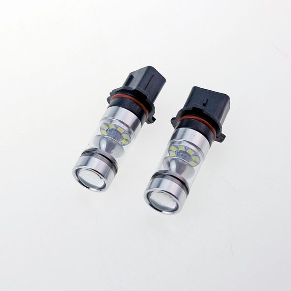

2pcs 100w p13w 3030 chip 20 smd 6500k with lens high power led fog driving lanp drl daytime running light bulb 850lm 12v