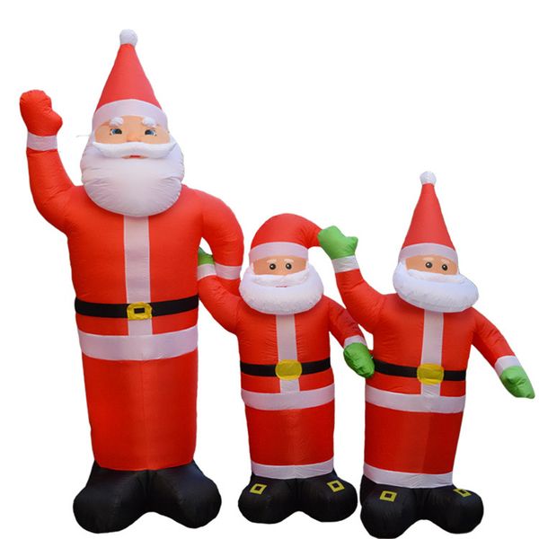 

inflatable santa claus night light figure outdoor garden toys christmas party decorations for home120cm 1.8m useu plug x006