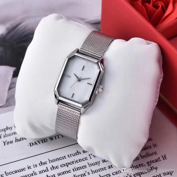 

лучшие модные женские часы женева роскошные часы мода стальной ремешок серебряные часы кварцевые часы reloj hombre элегантный леди часы высо, Slivery;brown