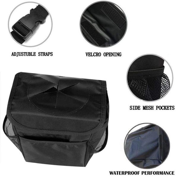 

convinient wastebasket trash can litter container car auto garbage bin/bag waste bins car cleaning tools accessories