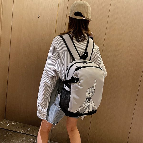 

hand pattern designer backpack oxford good quality bags travel backpacks fashion style womens bag practical bag students school bag fashion