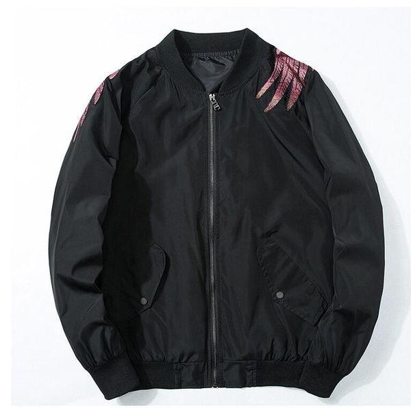 

2019 новый дизайнер высокого качества ветровка бренд gxp мужчины женщины куртка любителей пальто летающая куртка suzaku вышитая бейсболка ве, Black;brown