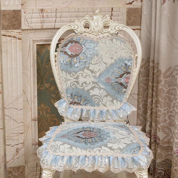 

european luxurious lace chair cushion cover for dinning chair ing