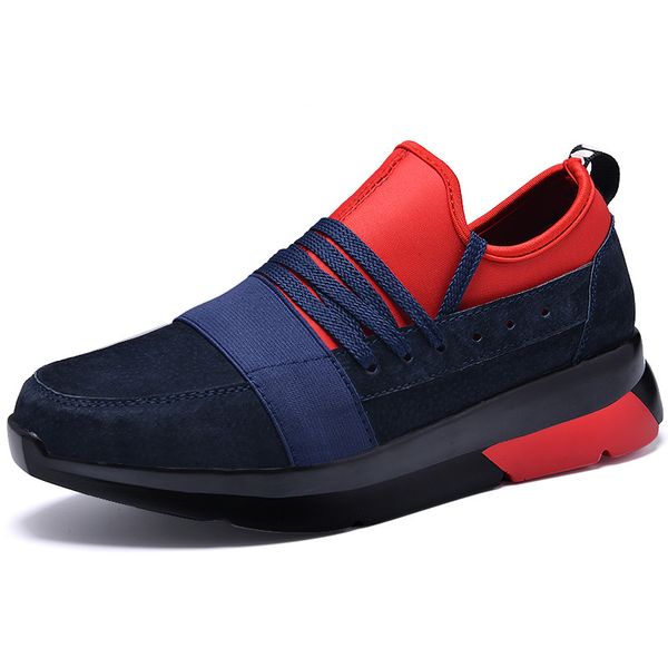

2019 brand men casual shoes blue black fashion breathable shoes for men lace up casual sneakers
