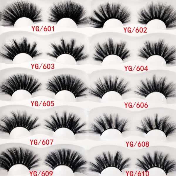 

100pairs/lot lashes wholesale 25mm long false eyelashes handmade 25mm lashes dramatic thick long handmade lashes makeup tool