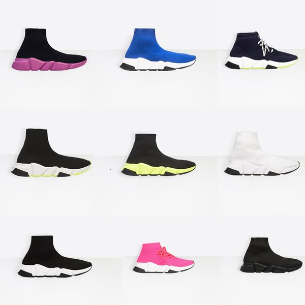 

2019 new fashion paris speed casual dad men and women tri-color sole sneakers designer outdoor shoes