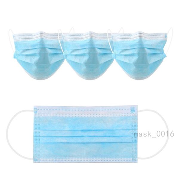 

1pcs одноразовая пылезащитная маска 3 слоя ушная петля пыль рот маски крышка 3 слоя нетканый 1pcs одноразовая маска для лица мягкая дышащая