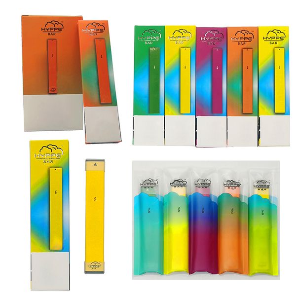 

Hyppe Бар Одноразовых устройств Pod Vape HYPPE BAR Одноразового электронные сигареты Starter Kits 280mAh Батарея емкость 1,3 мл в запасе пустых Vapor