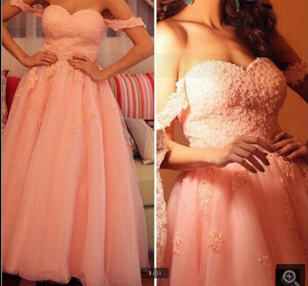 

vestido de festa 2019 selling gorgeous a line prom dress off the shoulder lace appliques prom gowns beaded real picture prom dresses, Black