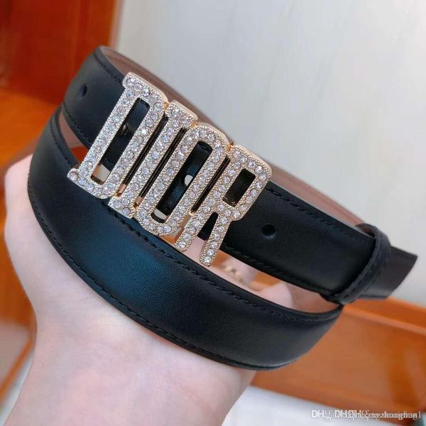 

fashion genuine leather luxury shining rhinestone belts for women soft wear classic diamond belt female quality strap, Black;brown
