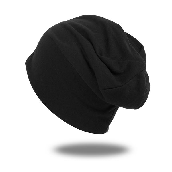 

solid color slouchy beanie for women fashion man cotton caps turban skullies beanies female spring winter, Blue;gray