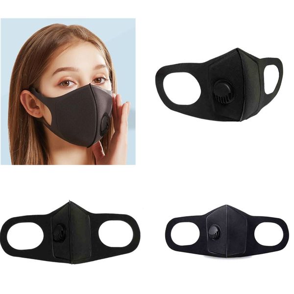 

masque designer sponge anti-dust masks face mouth cover pm2.5 protect mask respirator breathing valve dustproof washable
