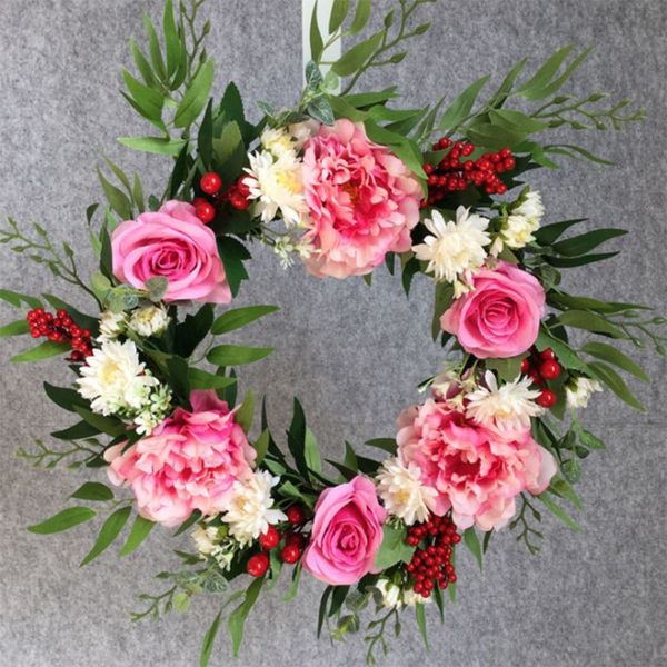 

exquisite wedding decor mother's day garland artificial garland living room dining room window flower party home decoration-
