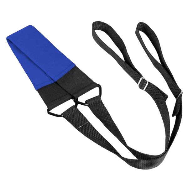 

adjustable yoga belt training length fitness splits leg elastic fabric dance stretch resistance band with buckle sport12