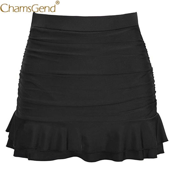 

women high waist swimsuit skirts swimwear bikini bottom ruffle swimming dress 2019 summer beach swimsuits 90603