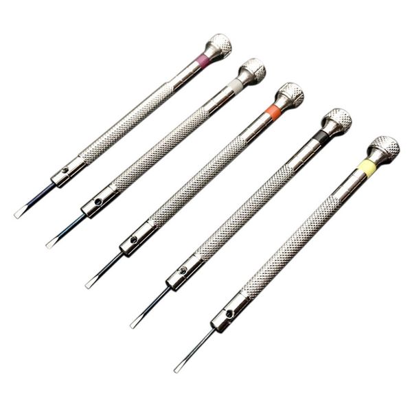 

fix open watchmaker home use jewelry alloy steel screwdriver repair kit tool professional useful 5pcs/set practical