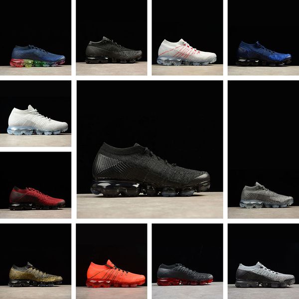 

Nike Air VaporMax Flyknit 2018 новые мужские повседневная обувь для мужчин, женщин, модная обув