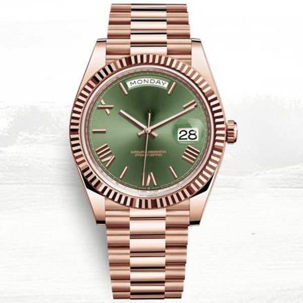 

лучшее качество роскошные часы 40 мм 228235 228238 228239 автоматические часы керамический безель 18 карат золото сапфир 2813 механизм мужск, Slivery;brown