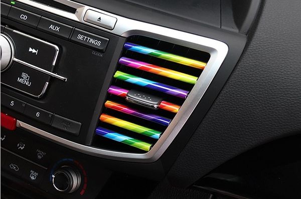 

10pcs air outlet strips set replacement accessory auto decorative stripes