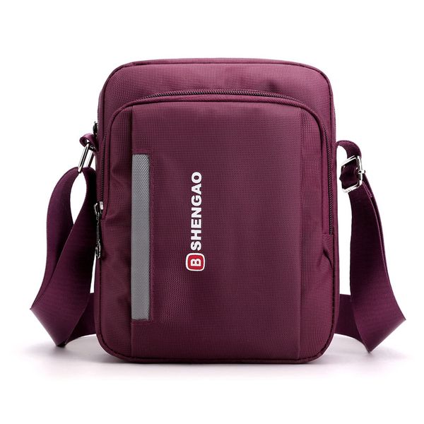 

casual nylon waterproof men's bag fashion wild outdoor men's shoulder bag vertical crossbody ladies purse over the shoulder