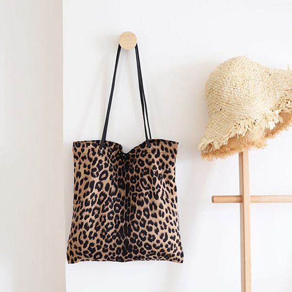 Leopard Pattern Print Womens Fashion Large Tote Ladies Handbag Shoulder Bag