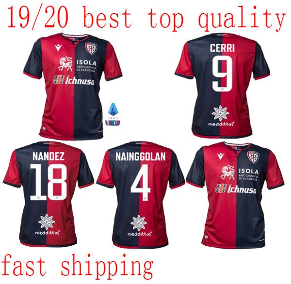 

Cagliari calcio occer jer ey 19 20 home away red black cerri joao pedro nainggolan nandez 2019 2020 pavoletti football hirt xxl ize