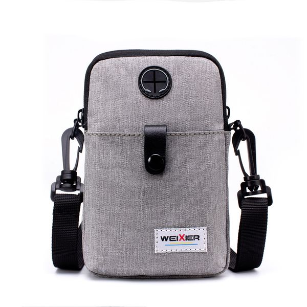 

2020 new style men's mobile phone running bag multi-functional casual shoulder oblique outdoor sports small shoulder bag