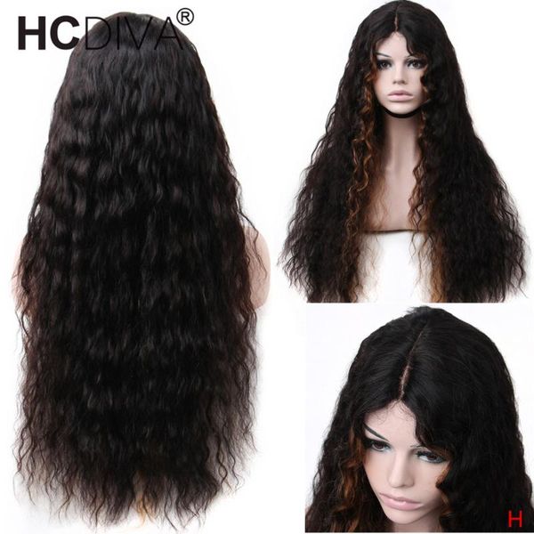 

brazilian loose wave lace front wig 30inch lace front wig 6inch deep part remy hair #30 #27 ombre color human hair, Black;brown