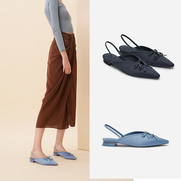 

open shoes heel beige heeled sandals 2020 summer women's heels shallow mouth with black ladies low bow sale comfort block
