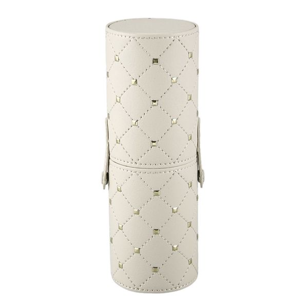 

fashion makeup brushes case pu leather travel pen holder cosmetic brush bag makeup tools with double clasp ring