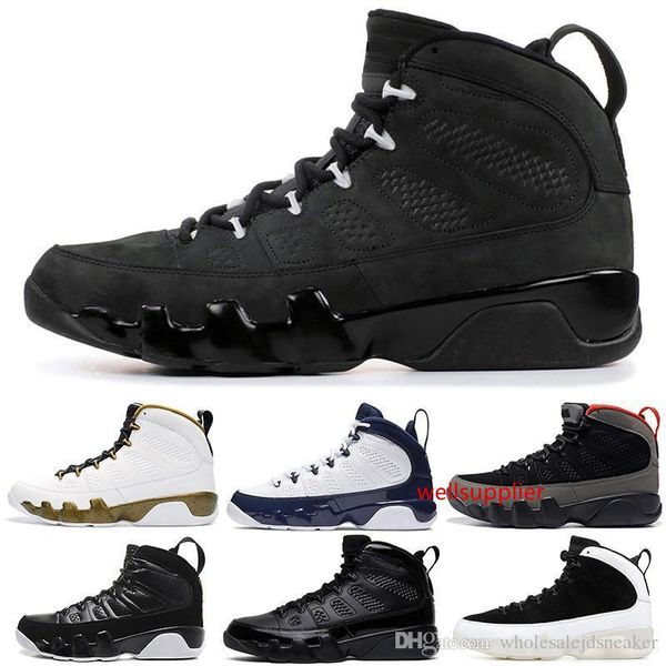 

9 new 9s mens basketball shoes dream it do it unc statue anthracite regon ducks la bred trainer sporta sneakers 7-13